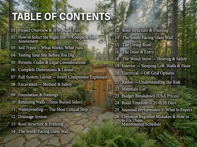 Earth-Sheltered Guest House guide